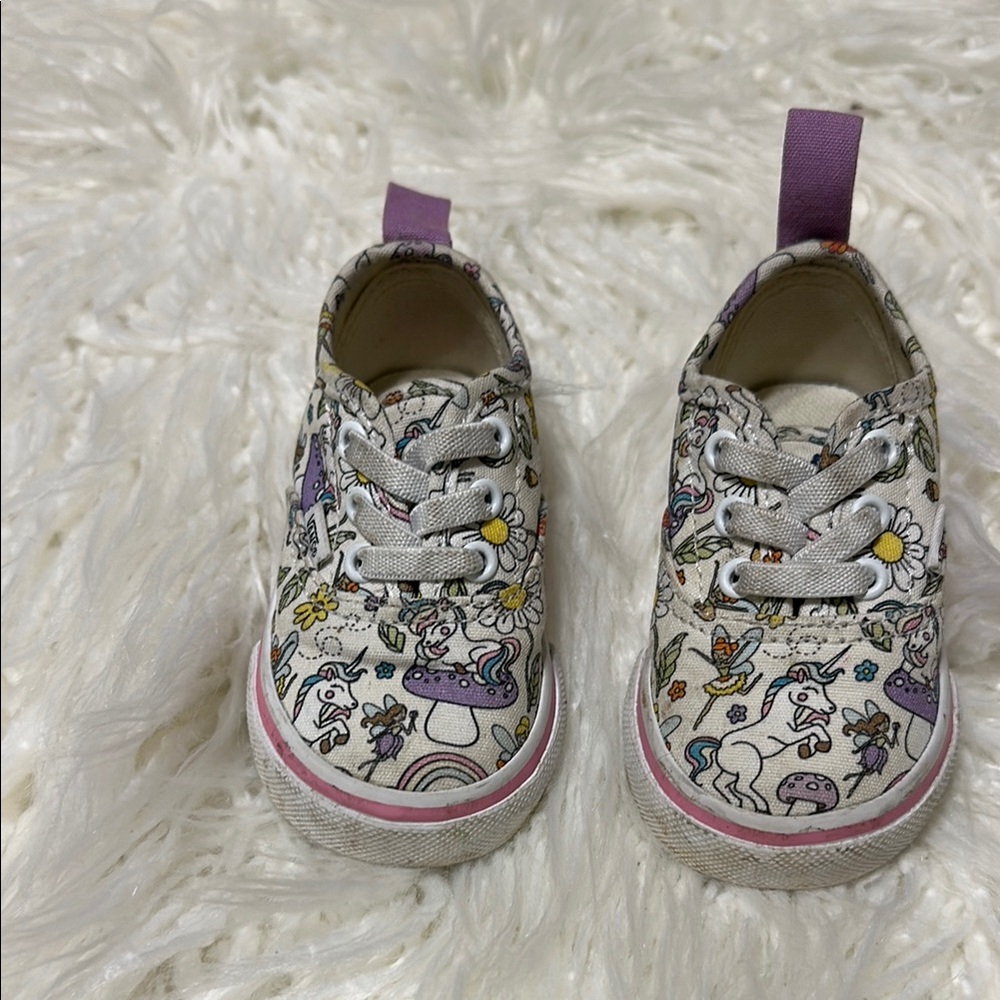 Vans unicorn toddler shoes